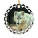 Gray Wolf Ornament