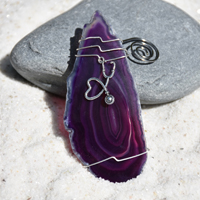 Agate Slice Ornaments