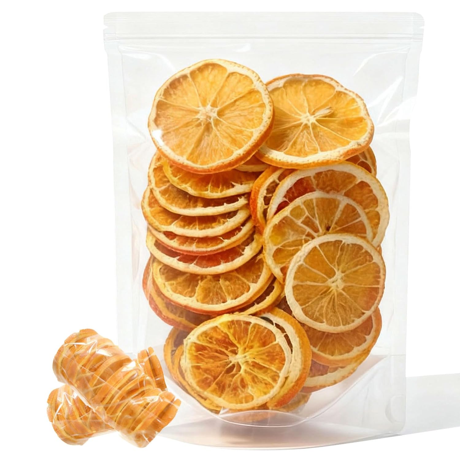 Dried Orange Slices Bulk 8.81oz, Natural Dehydrated, No Sugar Added