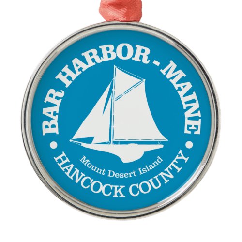 Bar Harbor (sloop) Metal Ornament