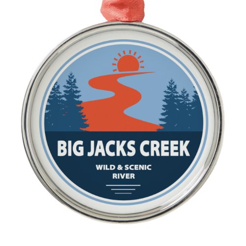 Big Jacks Creek Wild And Scenic River Idaho Metal Ornament