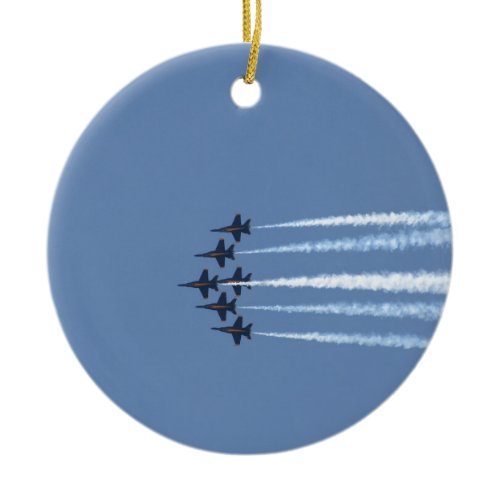 Blue Angels Jets Ceramic Ornament
