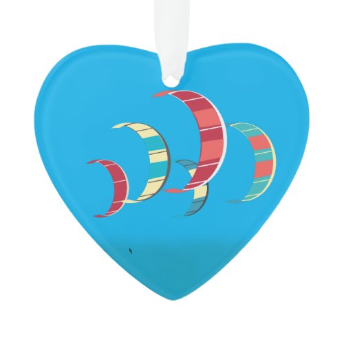 Blue Kiteboarding  Ornament