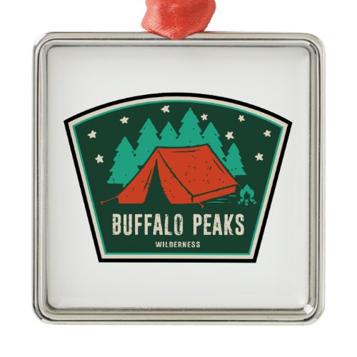 Buffalo Peaks Wilderness Colorado Camping Metal Ornament