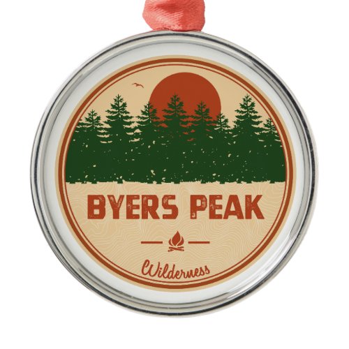 Byers Peak Wilderness Colorado Metal Ornament