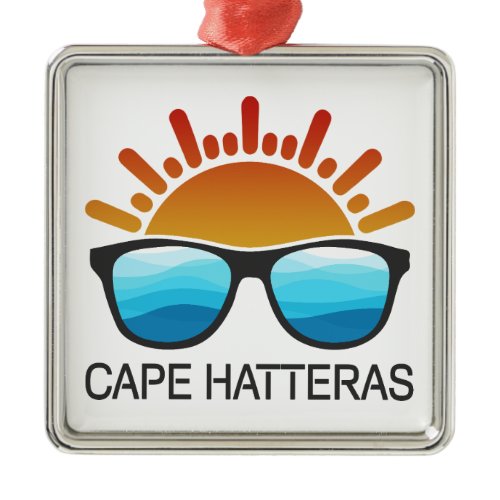 Cape Hatteras North Carolina Sunglasses Metal Ornament