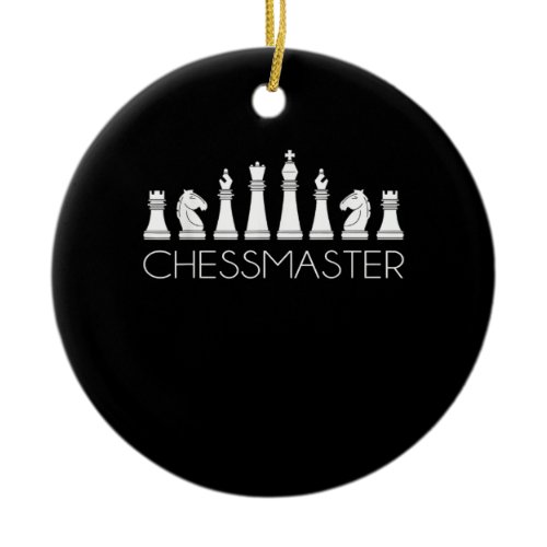 Chess  - Chessmaster Ceramic Ornament