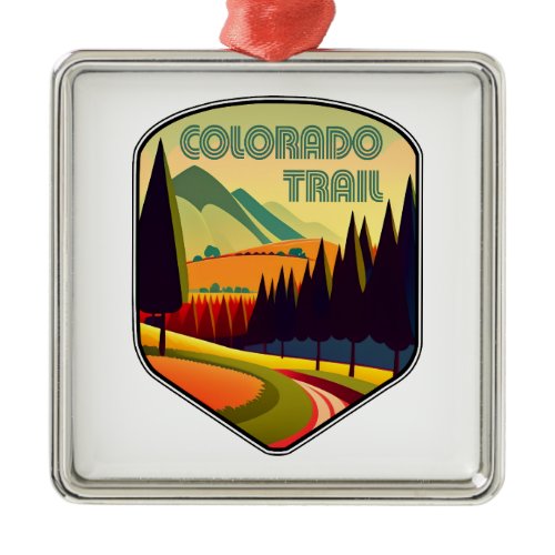 Colorado Trail Colors Metal Ornament
