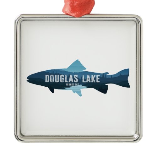 Douglas Lake Tennessee Fish Metal Ornament