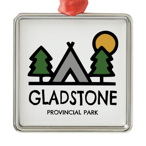 Gladstone Provincial Park Metal Ornament