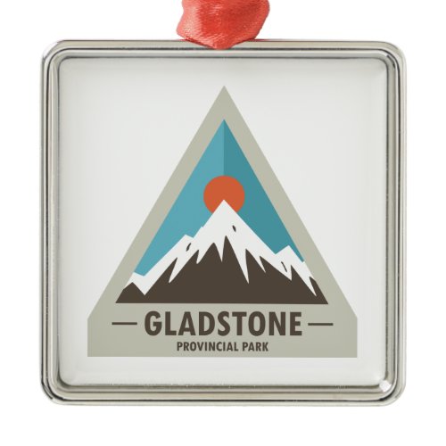 Gladstone Provincial Park Metal Ornament