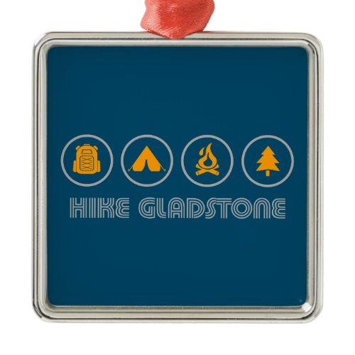 Hike Gladstone Provincial Park Canada Metal Ornament