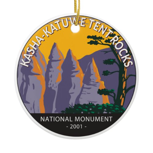 Kasha - Katuwe Tent Rocks National Monument  Ceramic Ornament
