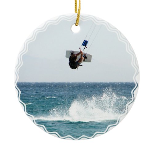 Kiteboarding Jump Ornament