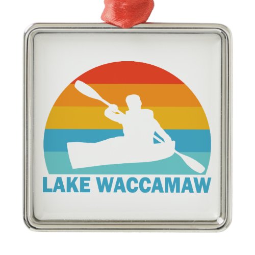Lake Waccamaw North Carolina Kayak Metal Ornament