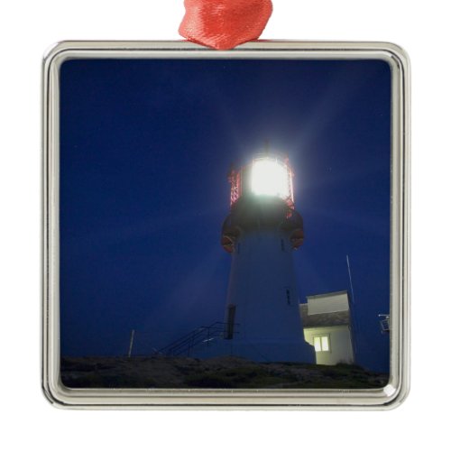 lindesnes fyr, norways most southern point 3 metal ornament