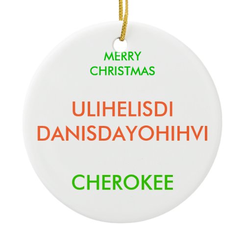 MERRY CHRISTMAS, CERAMIC ORNAMENT