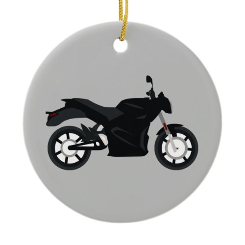 Motorcycle  ceramic ornament