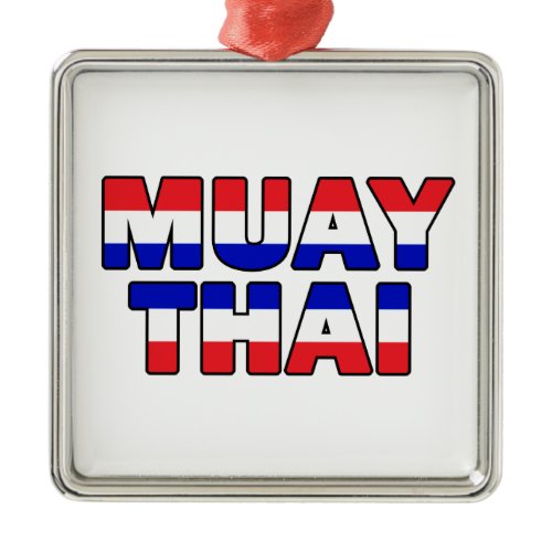 Muay Thai Metal Ornament