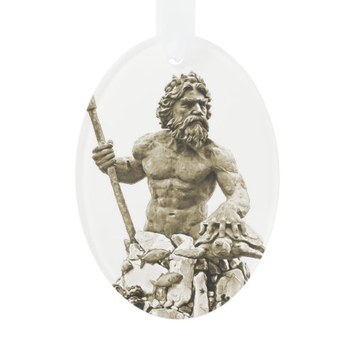 Neptune Oval Ornament
