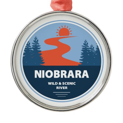 Niobrara Wild And Scenic River Nebraska Metal Ornament