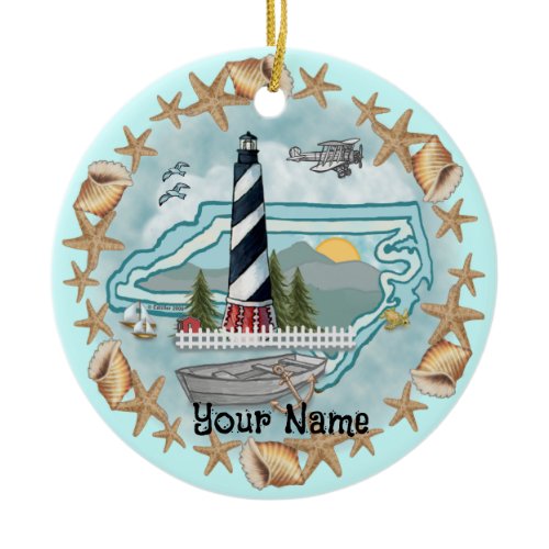 North Carolina Lighthouse Ornament