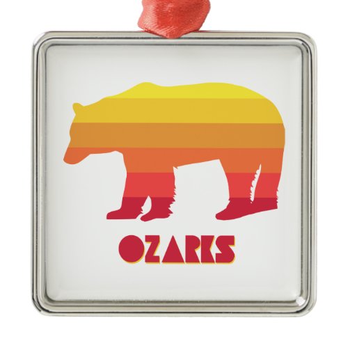 Ozarks Bear Metal Ornament