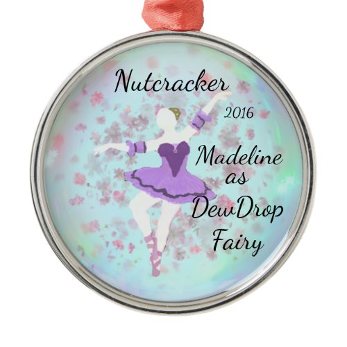 Personalized Nutcracker Ornament - Dew Drop Fairy