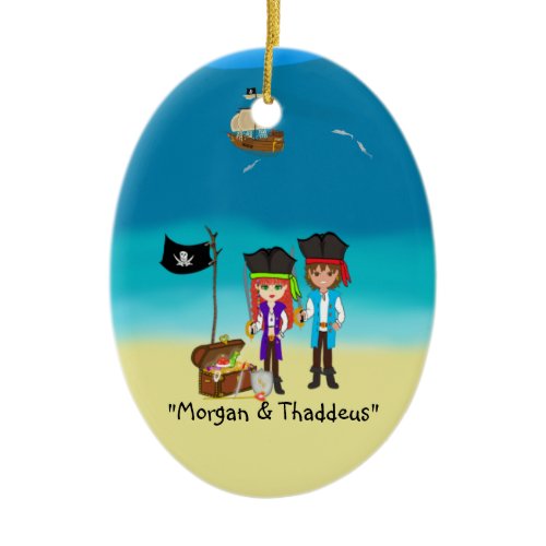 Pirates Christmas Ornament