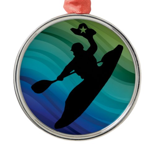 Rodeo Kayak Metal Ornament