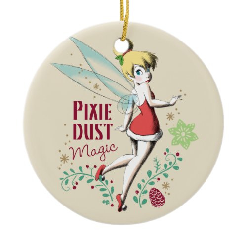 Tinker Bell | Vintage Pixie Dust Magic Ceramic Ornament