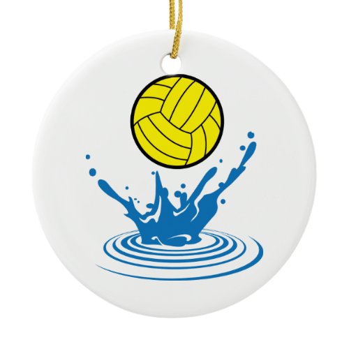Water Polo Ceramic Ornament