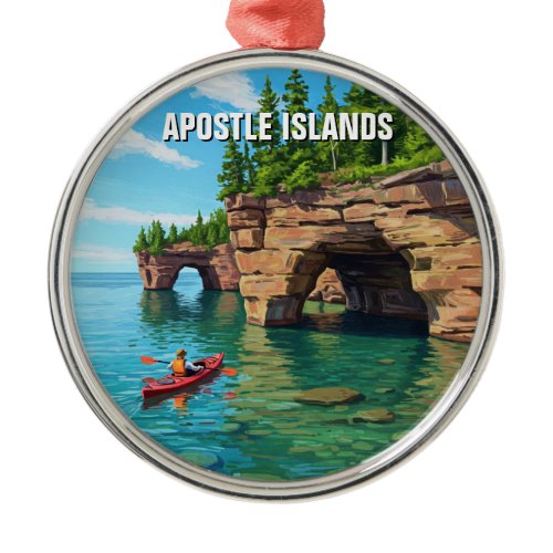 Wisconsin Apostle Islands National Lakeshore Metal Ornament